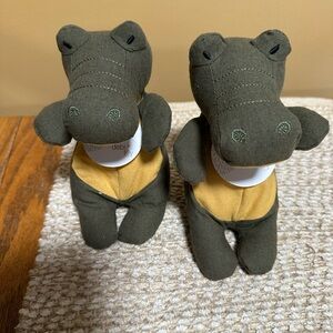 Linen Stuffed Animal Albert the Alligator NWT